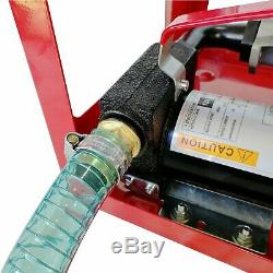 12V 155W Electric Diesel Oil Fuel Transfer Pump & Mechanical Meter Hose Nozzle