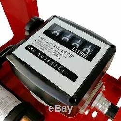 12V 155W Electric Diesel Oil Fuel Transfer Pump with Mechanical Meter Hose Nozzle