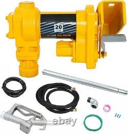 12V 20GPM Fuel Transfer Pump Diesel Gas Gasoline Kerosene Car Truck Tractor