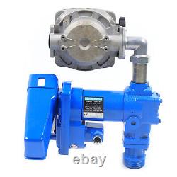 12V 20GPM Fuel Transfer Pump Diesel Gasoline Anti-Explosive with Oil Meter 265W