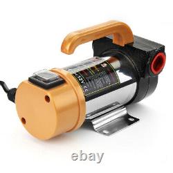 12V 300W Portable Diesel Fuel Oil Transfer Pump Self Priming Oil Pump 50L/Min