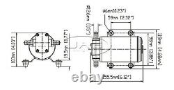 12V AQUATRACK IMPELLOR GEAR PUMP- Water/Diesel/Fuel/Scavenge/Oil Transfer/Marine
