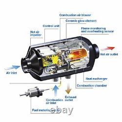 12V Car Parking Air Electronic Heater Diesel Pump Oil Fuel 5KW Truck Boat Bus