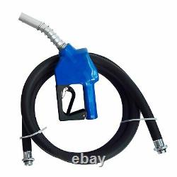 12V DC 155W Electric Fuel Transfer Pump Diesel Kerosene Oil With Hose and Nozzle