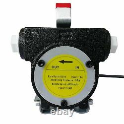 12V DC 155W Electric Fuel Transfer Pump Diesel Kerosene Oil With Hose and Nozzle
