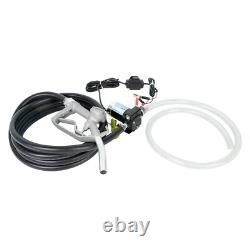 12V DC 3.7GPM Gasoline Diesel Oil Transfer Pump Fuel Diesel Kerosene Pump Hoses