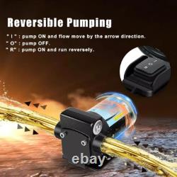 12V DC 3.7GPM Gasoline Diesel Oil Transfer Pump Fuel Diesel Kerosene Pump Hoses