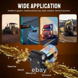 12V DC 3.7GPM Gasoline Diesel Oil Transfer Pump Fuel Diesel Kerosene Pump Hoses