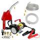 12V DC Electric Diesel Oil and Fuel Transfer Pump Set +Outlet/Inlet Hose & Gun