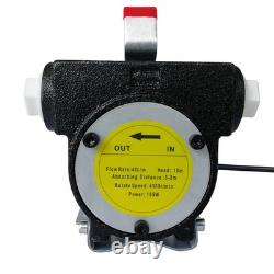12V Electric Diesel Oil And Fuel Transfer Extractor Pump 10GPM with Nozzl &Hose