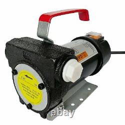 12V Electric Diesel Oil And Fuel Transfer Extractor Pump with Nozzle & Hose 155W