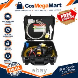 12V Electric Fuel Transfer Pump 110GPH Gasoline Diesel Oil Pump Kit, Portable