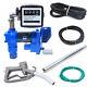 12V Electric Oil Fuel Diesel Gas Transfer Pump 20GPM Transfer Pump + Oil Meter