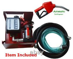 12V Fuel Transfer Pump Automatic Oil Gun Dispenser Litre diesel, kerosene