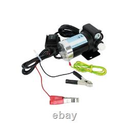 12V Oil Fuel Transfer Pump Kit withHoses & Nozzle for Gasoline Diesel Kerosene