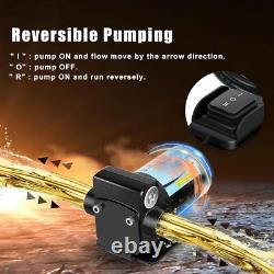 12V Oil Fuel Transfer Pump Kit withHoses & Nozzle for Gasoline Diesel Kerosene