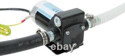 12V Oil Fuel Transfer Pump Kit withHoses & Nozzle for Gasoline Diesel Kerosene