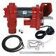 15GPM 12V Fuel Transfer Pump DC Gasoline with Nozzle Kit for Gas Diesel Kerosene