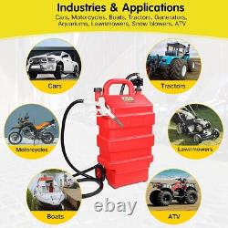 16 Gallon (60 Liter) Portable Fuel Tank With 12V Electric transfer pump 3.7GPM