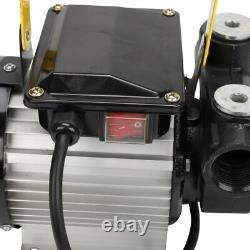 16GPM 550W Oil Diesel Fuel Transfer Pump Self Priming 110V AC 60L/min Oil Pump