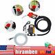 16GPM Diesel Oil Fuel Transfer Pump Kit Electric Self-Priming with Nozzle 110V AC