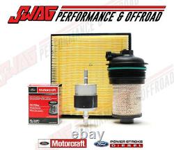 18 Ford F150 3.0 3.0L Powerstroke Diesel OEM Motorcraft Oil Fuel Air Filter Kit