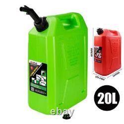 1x20L Plastic Spare Fuel Cans Motorcycle Car Oil Petrol Diesel Can Canister Tank