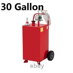 20/30/35/40 Gallon Gas Caddy Fuel Diesel Transfer Tank WithPump Oil Container Hose