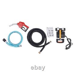 20-60L/min Electric Diesel Oil Fuel Transfer Extractor Pump 2800rpm+Nozzle Hose