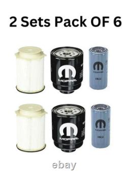 2013-2018 RAM 2500-5500 6.7L DIESEL OIL FUEL FILTER KIT MOPAR 2 Set (Pack of 6)