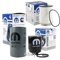 2013-2018 RAM 2500-5500 6.7L DIESEL OIL FUEL FILTER KIT MOPAR 2 Set (Pack of 6)