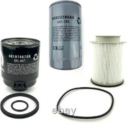 2013-2018 RAM 2500-5500 6.7L DIESEL OIL FUEL FILTER KIT MOPAR 2 Set (Pack of 6)