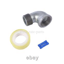 20GPM 12V Yellow Fuel Transfer Pump for Gasoline Diesel withOil Meter + Nozzle Kit