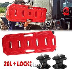 20L 5 Gallon Fuel Can Gas Oil Petrol Pack Container withLocks for Jeep ATV UTV 4WD