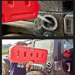 20L 5 Gallon Fuel Can Gas Oil Petrol Pack Container withLocks for Jeep ATV UTV 4WD