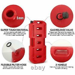 20L Fuel Tank Gas Oil Petrol Storage Can Container + Lock Mounts For ATV UTV RZR