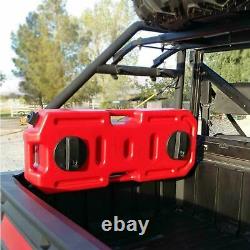 20L Fuel Tank Gas Oil Petrol Storage Can Container + Lock Mounts For ATV UTV RZR