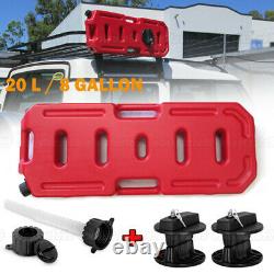 20L Fuel Tank Gas Oil Petrol Storage Can Container + Locks For Polaris Jeep SUV