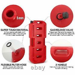 20L Fuel Tank Gas Oil Petrol Storage Can Container + Locks For Polaris Jeep SUV