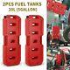 2X 20L 5Gallon Fuel Tanks Gas Can Oil Petrol Container Pack For JEEP ATV UTV RZR