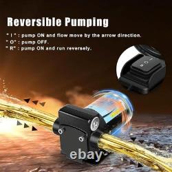 3.7GPM 12V DC Gasoline/Diesel Oil Transfer Pump Fuel Kerosene Pump with Hoses