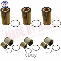3 of Each FD4616 FL2016 For 2003-2007 Ford 6.0L Turbo Diesel Fuel & Oil Filter