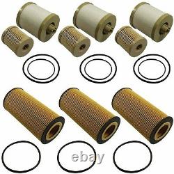 3 of Each FL2016 FD4616 Fuel & Oil Filter Replacement For 6.0L Ford Turbo Diesel
