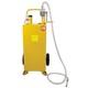 30 Gallon Gas Caddy Fuel Diesel Oil Transfer Tank, 2Wheels Portable, Pump Yellow