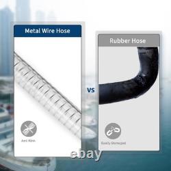 30 Gallon Gas Caddy Fuel Diesel Oil Transfer Tank Storage, Wheels Portable, Pum