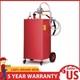 30 Gallon Gas Caddy Fuel Diesel Oil Transfer Tank with 4 Wheels Portable, Pump