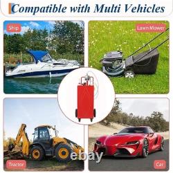 30 Gallon Gas Caddy Fuel Diesel Oil Transfer Tank with 4 Wheels Portable, Pump