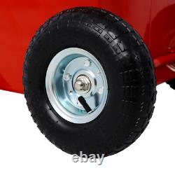 30 Gallon Gas Caddy With Wheels Fuel Fuel Diesel Oil Transfer Tank Portable Pump