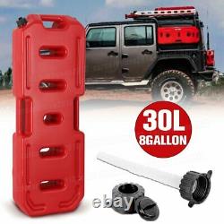 30L 8Gallon Fuel Gas Oil Storage Tank Can Container For Jeep ATV SUV Truck Motor