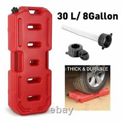 30L 8Gallon Fuel Tank Can Gas Oil Container for Polaris RZR ATV UTV Jeep SUV 4x4